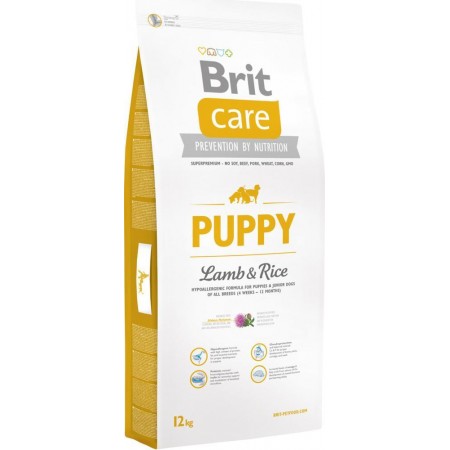 Brit Care (Брит Кеа) Puppy All Breed (12 кг) корм для щенков и беременных сук всех пород с ягненком и рисом